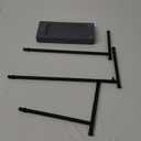 SRIWATANA Jewelry Organizer Display Extra Tall Necklace Holder 3 Tier Jewelry Tree Stand, Gift Idea (Weathered Grey & Black)