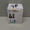 Panasonic Cordless Phone 2 Handsets System Expandable with Amber Backlit Display  KX-TGC352B (Black)