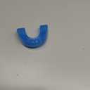 Double Braces Strapless Mouth Guard, Blue, Adult