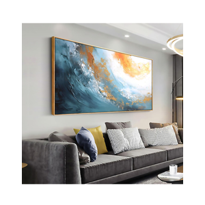 Floral Wall Art Canvas Prints Colorful Leaf Flower Pictures Bedroom Wall Decor Minimalist Plant Paintings for Living room Bathroom Office Home Kitchen Decorations 30X60inches Botanical Artwork Ready (57L" x 28W")