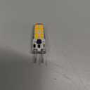 Heifymi GY6.35 LED Bulb 2W Equivalent 20W Halogen Bulb 2700K Warm White AC/DC 12-24 Volt G6.35/GY6.35 Bi-Pin JC Type for Landscape Chandelier Under Cabinet Ceiling Lights, Non-Dimmable, 10 Pack