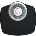 Adamson A25T Scales for Body Weight - Up to 400 LB - 5.3" Dial on 12.4" x 10.2" Platform - Anti-Skid Rubber Surface - High Precision Bathroom Scale Analog - Durable with 20-Year Assurance