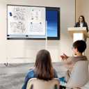 Large Rolling Whiteboard on Wheels, 48" x 36" Double-Sided Mobile White Board with Stand, 4' x 3' Portable Standing Magnetic Dry Erase Board Easel for Home Office Classroom School, Silver