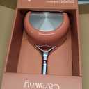 Caraway Nonstick Ceramic Sauce Pan with Lid (3 qt) - Non Toxic, PTFE & PFOA Free - Oven Safe & Compatible with All Stovetops (Gas, Electric & Induction) - Perracotta