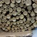 FOREVER BAMBOO Natural Bamboo Fencing Decorative Rolled Fence Panel 0.75 in D x 4 ft H x 8 ft L
