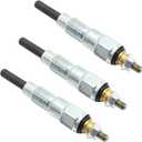 3Pcs Glow Plugs, Replacement for Kubota Engine D600 D750 D850 D950 Replacement for Kubota Compact Tractors B7100 B7100HST-DT B7100HST-E, Replaces 15261-65510