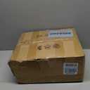 Glass Floor Lamp for Living Room, Modern Standing Lamp with Glass Lampshade (Pink)