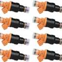 Fuel Injector Set of 8 - Replaces part 280150943, 0280150939, 0280150909 - Compatible with Ford, Lincoln, Mercury Vehicles - E250, F150, F250, F350, E350, Mustang - 4.6L, 5.0L, 5.4L, 5.8L