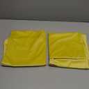 OTOSTAR Pack of 2 Velvet Soft Decorative Throw Pillow Covers 18 x 18 Inch Solid Square Cushion Case Couch Home Decor Pillow Covers for Sofa Bedroom Living Room (Lemon Yellow)