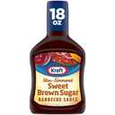 Kraft Sweet Brown Sugar Slow-Simmered Barbecue Sauce, 18 oz Bottle (1.12 Pound (Pack of 1)) BBD: 10 AUG 2025