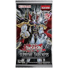Konami Yu-Gi-Oh Supreme Darkness Booster pack 3Pcs