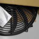 A-Team Performance 16" Electric Radiator Cooling Fan Kit - Reversible Push-Pull & 3000 CFM - 10 S-Curved Blades & Thermostat Control - Fan Mounting Kit & Universal Fit - 12V, 3-Pin Connector