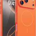 4 x Magnetic for iPhone 17 Pro Case, [Opaque Matte] [Full Camera Protection] Protective Case for iPhone 17 Pro - Orange