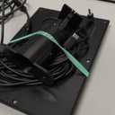 Wasserstein Solar Panel Compatible with Ring Spotlight Cam/Plus/Pro Battery, Stick Up Cam/Pro & Outdoor Cam Plus Battery - Continuous Power for Ring Surveillance Camera (2-Pack, Black)