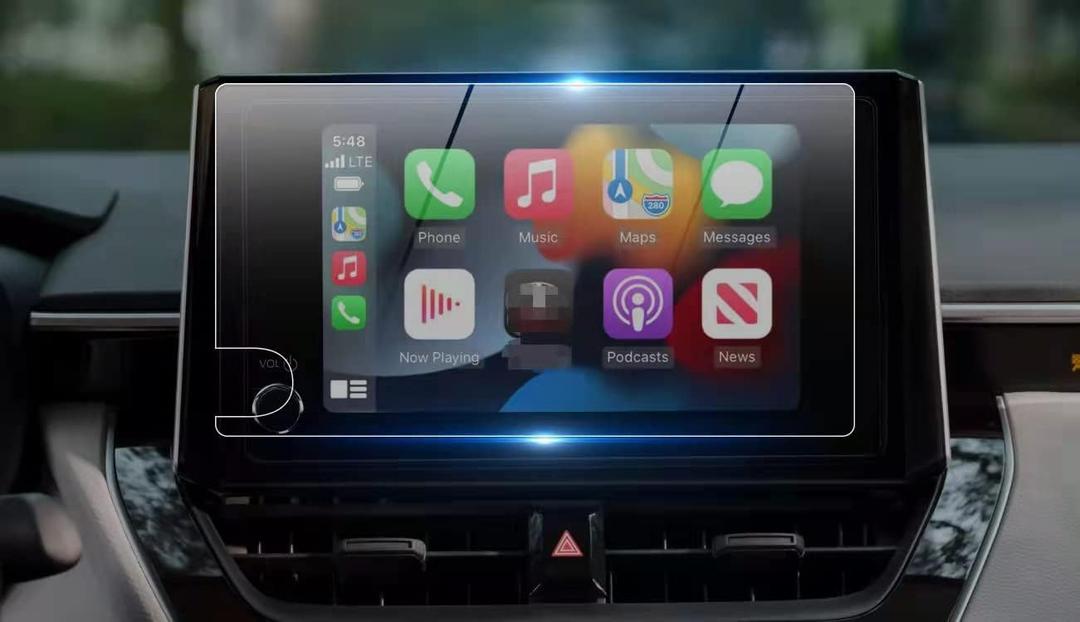 Sprinoily Screen Protector Compatible with Toyota Corolla 2023-2025/Camry LE/SE 4Runner 2025,Anti Glare Scratch,Shock-Resistant,Premium Tempered Glass 8 Inch Screen Protector