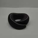 Travel Neck Pillow, Best Memory Foam Head Support, Soft Adjustable Pillows for Airplanes, Cars and Home Recliners(Black)