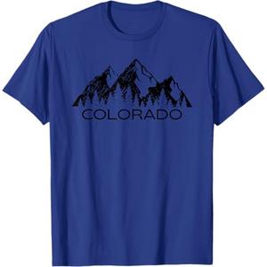 Colorado | Cool Colorado Rocky Mountains Gift | Colorado T-Shirt (XL, Royal Blue)