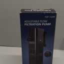 Aquarium Filter Water Flow Adjustable for 55-200 Gallon Fish Turtle Tank 400GPH Biochemical Filtration 4in1 Submersible Internal Powerful Pumps & Filters Keep Freshwater Saltwater Crystal Clear Large