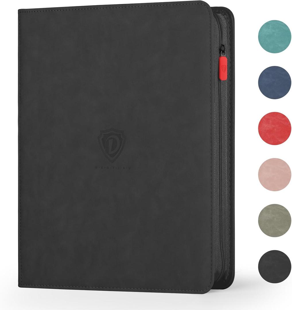 9 Pocket Card Binder,360 Pockets Trading Card Binder,Double Sided Pocket Collection Binder,Card Folder for MTG,TCG,Game Cards,Sport Cards,Black