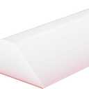 Duzzy 39 Inch Collapsible Shower Water Dam, Shower Threshold Water Stopper Barrier and Retention System and Keeps Water Inside Threshold Dry and Wet Separation, Suitable for Bathroom & Kitchen (Translucent)