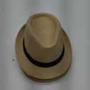 Ultrafun 5 Pack Short Brim Fedora Classic Summer Beach Sun Hat Panama Cap for Men Women