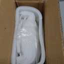 Delling Appetizer Plates Set  Porcelain 7 inch White Dessert/Serving/Salad Plates  Dinnerware Dishes Set for Snacks, Pasta, Side Dishes  Set of 6