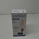 ANWIO LED ED28 Filament High Brightness Bulb, 26W(300W Incandescent Equivalent) Nondimmable 4000K Neutral White Light with E26 Base, 4000Lm Alternative for HID/HPS/Metal Halide Bulb