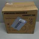 Bathroom Fan Ceiling Mount Exhaust Ventilation,141 CFM 0.7 Sones,4 Inches Duct,White,Very Quiet Ventilation and Exhaust Fan