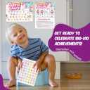 5 x 5 Fun Styles Potty Training Chart Unicorn Castle Reward Stickers 10 Mermaid Farm Poop Chart with 315 Clown Potty Training Stickers for Toilet Success Toddlers Boys Girls