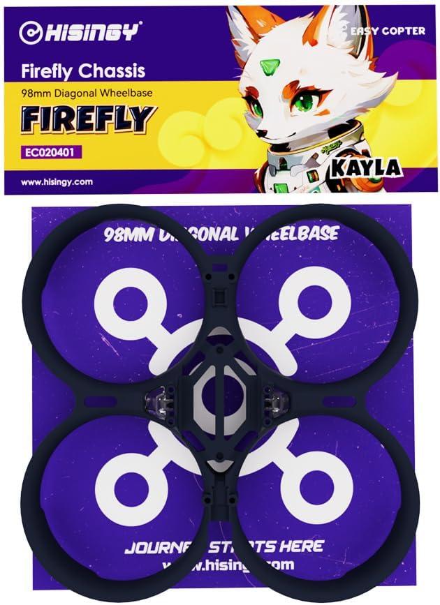 HISINGY Universal Drone Propeller Guard for FIREFLY Collection,Mini Drone Propeller Protector Accessories, Lightweight,Easy Disassembly(Black)