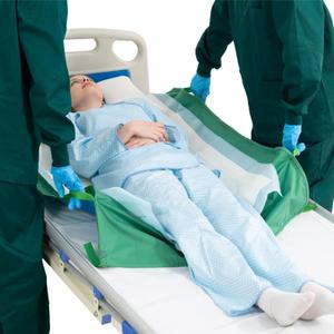 All-Purpose Transfer Blanket35" x 53" Positioning Bed Pad with 20 Reinforced Handles - Lifting Board Device for Body Lift Turning Moving - Caring Physically Challenged People Elderly Patient