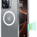 ESR for iPhone 16 Pro Max Case, Compatible with MagSafe, Shockproof Military-Grade tection, Magnetic iPhone Case for iPhone 16 Pro Max, Classic Hybrid Case (HaloLock), Frosted Clear