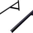 Heavy-Duty Window Awning Brackets,Angled Awning Rack Stands, Outdoor Porch Door Awning Bracket for Front Doors, Windows, Porches, Balconies (No Screws Installed)