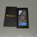 Samsung Galaxy S22 Ultra Case, [Compatible with MagSafe], Adjustable Kickstand,Military Grade Drop Tested, Translucent Matte Phone Case for Galaxy S22 Ultra Case (Blue)