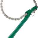 12 Inch Sturdy Carbon Steel Adjustable Heavy Duty Ratcheting Chain Oil Filter Wrench Reversible Chain Style Pipe Fitter With Multi-Purpose