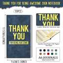 Ireer 10 Sets Employee Appreciation Gifts A6 PU Leather Notebooks with Pens Thank You Inspirational Journal Valentines Gift for Coworker Team Teacher Office Staff(Being Awesome,Classic)