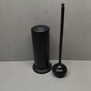 DOWRY Toilet Plunger with Holder for Bathroom,Powerful Efficient Force Suction Cup,Heavy Duty, Deep Cleaning (Matte Black)