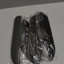 50Pcs Hat Sweat Liner for Baseball Cap, Disposable Absorbing Sweat Band Pad, Hat Sweat Protector Prevents Stains for Men or Women Outdoor Sports or Work, Black