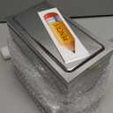 Stainless Steel Pencil Dispenser/Pen Holder for Classroom Home Restaurant for Bulk Pencils Storage/Unwrapped Drinking Straws Storage (Silver)