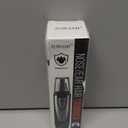 Ear and Nose Hair Trimmer Clipper - 2025 Professional Painless Eyebrow & Facial Hair Trimmer for Men Women, Battery-Operated Trimmer with IPX7 Waterproof, Dual Edge Blades for Easy Cleansing Black