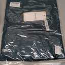 Poetsky Women's V Neck 3/4 Sleeve T Shirt Casual Loose Basic Tops Summer Tee Blouses (Green, S)