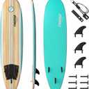 THURSO SURF Aero 7ft Soft Top Foam Surfboard for Beginner Adults and Kids Lightweight Shortboard for Surfing Beach Fun and Water Sports – Durable, Stable, and Easy to Ride for All Levels Surfers