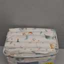 RUVANTI Flannel Sheets Queen Size - GOTS Certified 100% Organic Cotton, 4 Piece Warm, Soft & Breathable Set, Deep Pocket Snug Fit, Double Brushed Cozy All Season Bedding, Fox N Friends