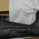 Vionic Women's Rochelle Fashion Boot Black Leather (Black, M)