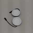 12V DC 1.5W Range Hood Lights with SM Socket Male Head Round 68mm 6500K Plastic, Hole Closet Stove LED Light Recessed, Bright White Kitchen Range Hood Light Bulbs Replacement, 2Pack