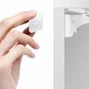 AILUOQI Baby Proofing Magnetic Cabinet Locks (4 Pack) Cupboard Drawers Latches Magnet Locks for Cabinets (1 Key)