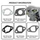 Predator Hemi 212 Carburetor Exhaust Intake Gasket Kit, Small Engine Carb Head Gaskets Material Compatible with 196cc 212cc GX160 GX200 Power Equipment (50Pcs 212cc/GX160 Carb Gasket)