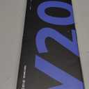 EWEADN V20 Typewriter Keyboard Wireless, 104 Keys Typewriter Style Mechanical with White Backlit, Media Knob, Pink Switch 2.4G/Bluetooth/USB-C Wired Retro Full Size Keyboard for Windows/Mac/PC-Pink