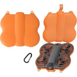 Neo 2 Carrying Case, Portable Travel Case Protective Compact Storage Bag for DJI Neo 2 Drone Accessories (Orange)