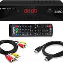 Digital TV Converter Box, ATSC Cabal Box - ZJBOX for Analog HDTV Live1080P with TV Recording&Playback,HDMI Output, Timer Setting TV Tuner Function Set Top Box Digital Channel Free